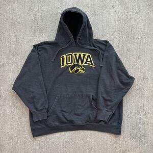 Gray University of Iowa Hoodie